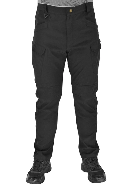 Тактичні штани легкі Soft Shell (без флісу) карго Eagle SP-02 Чорні L - зображення 1