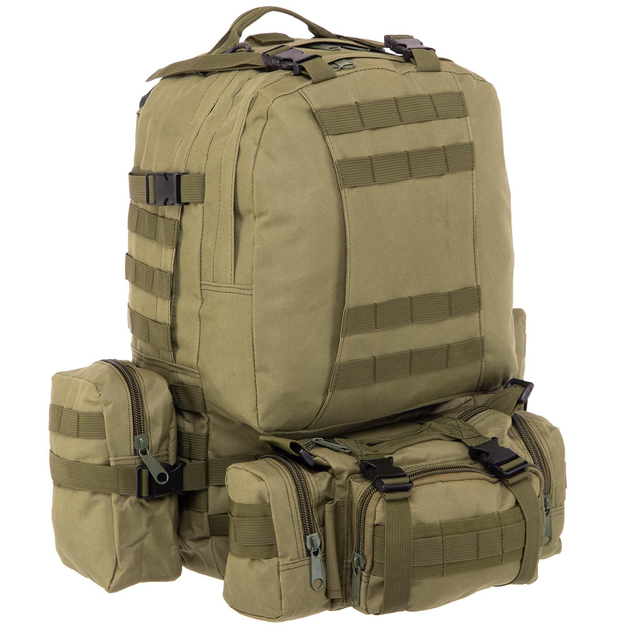 Рюкзак тактический рейдовый SP-Sport ZK-5504 размер 31x20x48см 30л Цвет: Оливковый - изображение 1