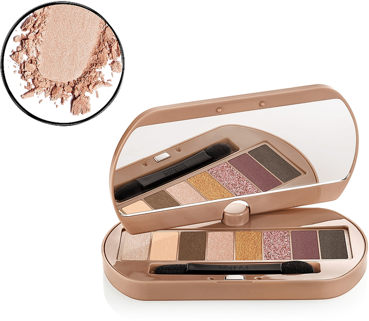 Палетка теней для глаз Bourjois Eye Catching Eyeshadows Nude Palette №03 (3614225688157) - Фото 2 Палетка теней для глаз Bourjois Eye Catching Eyeshadows Nude Palette №03 (3614225688157) - изображение 2