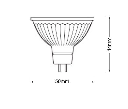 Лампа светодиодная 3.8W 12V 345lm 2700К GU5.3 [4058075796638] OSRAM - изображение 6