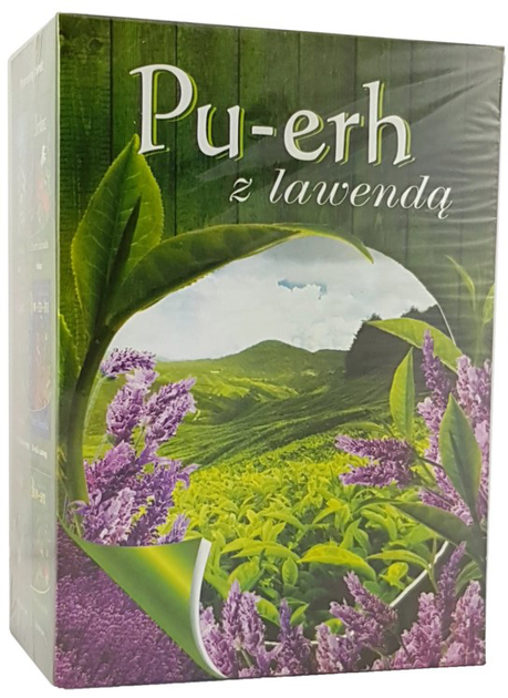 Herbata ASZ Pu-Erh Z Lawendą 40x2.2 g (5903027000563) - obraz 1