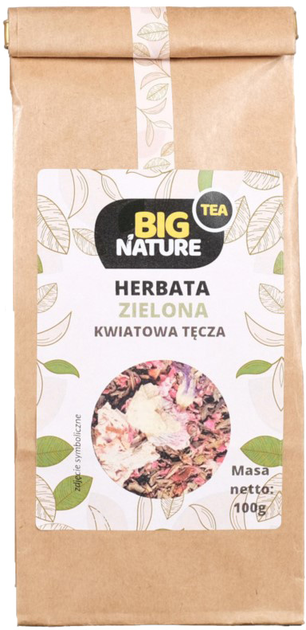 Herbata Big Nature Zielona Kwiatowa Tęcza 100 g (5903351627610) - obraz 1