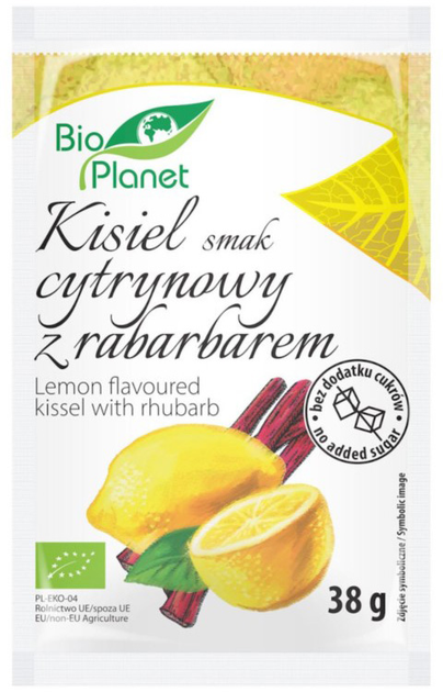 Kisiel O Smaku cytrynowym BIO PLANET 38 g (5902650275607) - obraz 1