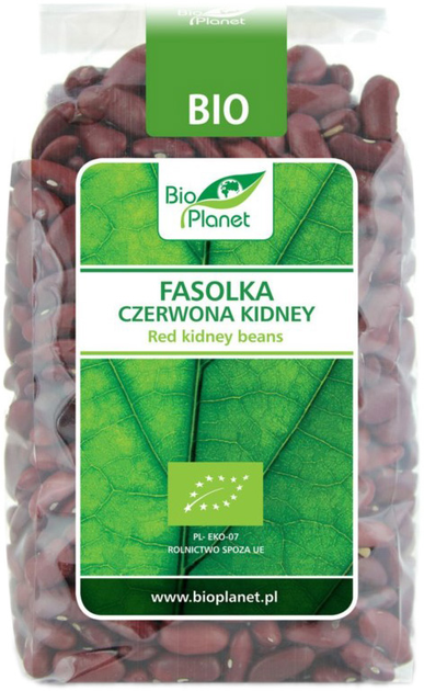 Fasolka Kidney czerwona BIO PLANET 400 g (5907814662903) - obraz 1