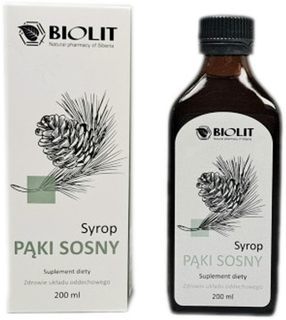 Syrop Biolit Pąki Sosny 200 ml (1705770271351) - obraz 1