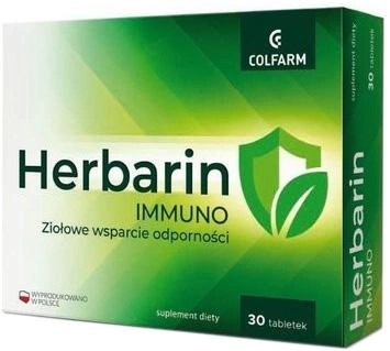 Suplement diety Colfarm Herbarin Immuno ziołowe wsparcie odpornośc (5901130359318) - obraz 1