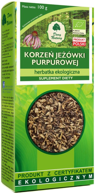 Herbata Dary Natury Jeżówka Purpurowa Korzeń 100g (5904538031015) - obraz 1