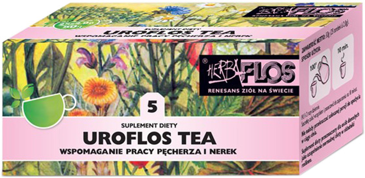 Herbata Herba Flos Uroflos Tea 5 20 saszetek (5902020822677) - obraz 1