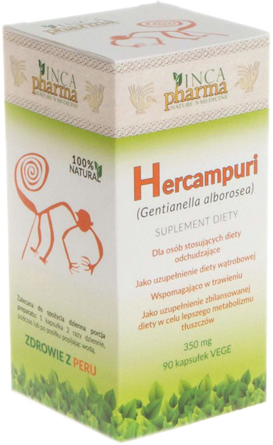 Suplement diety Incapharma Hercampuri 90 kapsułek (5903943953035) - obraz 1