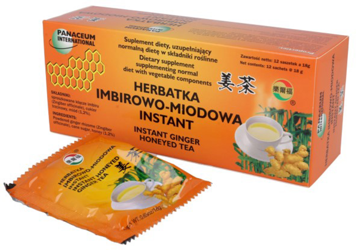 Herbata Imbirowo Miodowa Meridian 12x18 g (6927601101223) - obraz 1