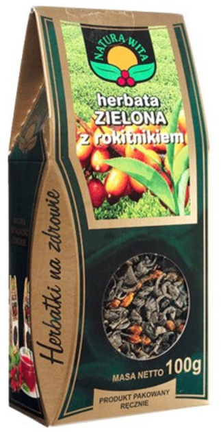 Herbata Zielona Natura Wita Z Rokitnikiem 100 g (5902194540636) - obraz 1