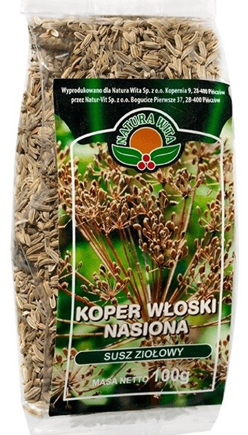 Herbata Natura Wita Koper Włoski Nasiona 100g (5902194540896) - obraz 1