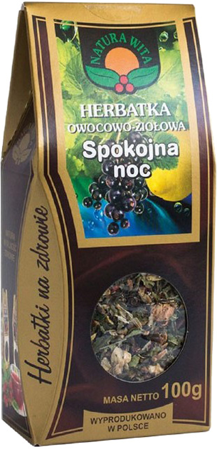 Herbata Natura Wita Spokojna Noc 100g (5902194541411) - obraz 1