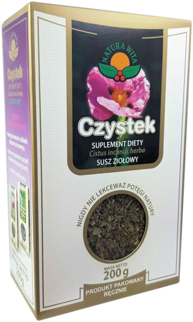 Herbata Natura Wita Czystek Liść 200g (5902194541985) - obraz 1