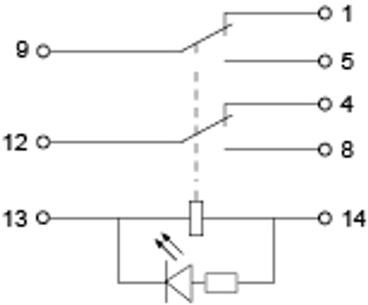 Проміжне реле 5А 2к 220V AC МY2 [A0090010005] АСКО - зображення 3