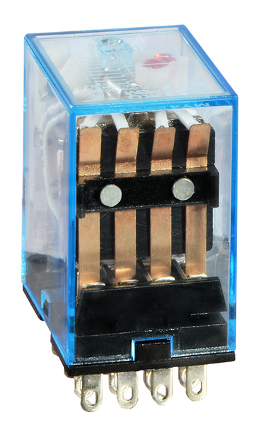 Проміжне реле 3А 4к 220V AC МY4 [A0090010009] АСКО - зображення 1