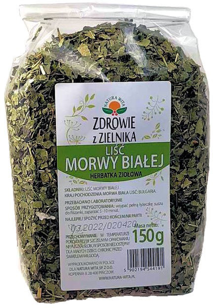 Herbata Natura Wita Morwa Biała Liść 150g (5902194544191) - obraz 1