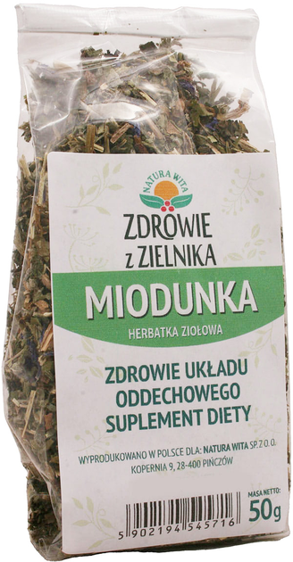 Herbata Natura Wita Miodunka Herbatka 50g (5902194545716) - obraz 1