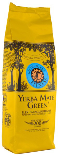 Чай Oranżada Yerba Mate Green Fitness 200 г (5906395648078) - зображення 1