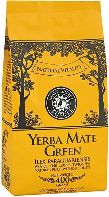 Чай Oranżada Yerba Mate Green Fuerte 400 г (5906395648580) - зображення 1