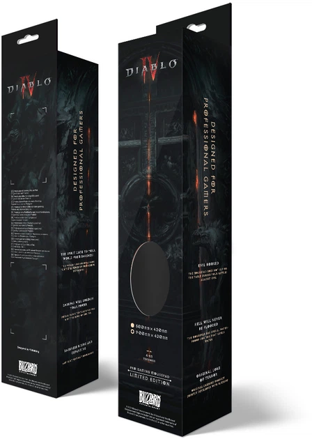 Ігрова поверхня Blizzard Entertainment Diablo IV Heroes XL Speed (FBLMPD4HEROES21XL) - зображення 4