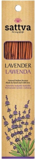 Пахощі Sattva Natural Incense 30 г Лаванда (5903794180208) - зображення 1