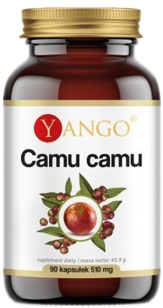 Suplement diety Yango Camu camu 510 mg 90 kapsułek źródło witaminy C (5903796650235) - obraz 1