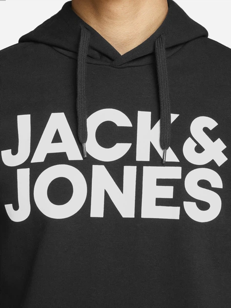 Худи мужское Jack & Jones Sweatshirts 12152840-3 2XL Черное (5715106795563) - Фото 5 Худи мужское Jack & Jones Sweatshirts 12152840-3 2XL Черное (5715106795563) - изображение 5