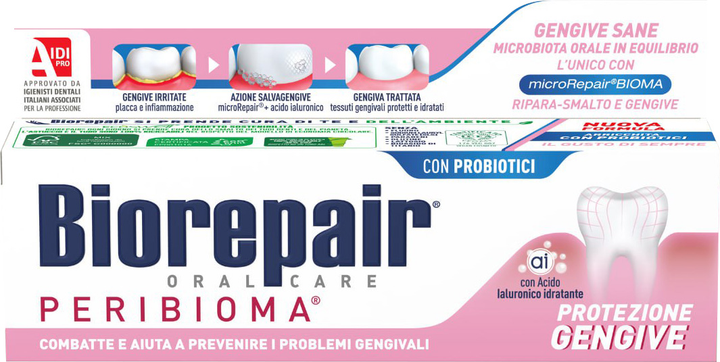Зубная паста BioRepair Защита десен 75 мл (8017331054192) - изображение 1