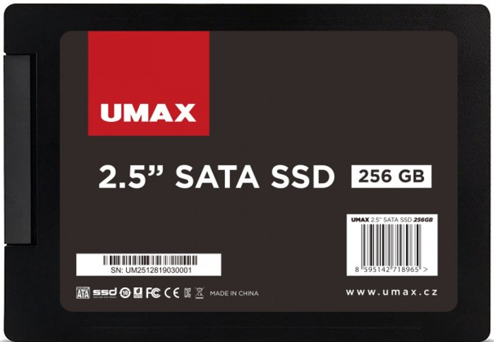 Dysk SSD Umax 256GB 2.5" SATA III 3D NAND (TLC) (UMM250008) - obraz 1