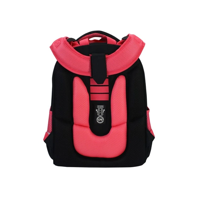 Рюкзак школьный каркасный ортопедический Cool For School 15", черный/розовый (CF86203) - Фото 3 Рюкзак школьный каркасный ортопедический Cool For School 15", черный/розовый (CF86203) - изображение 3