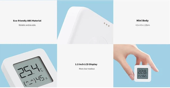 Бездротовий датчик температури та вологості XIAOMI Mijia BT термогігрометр - изображение 4