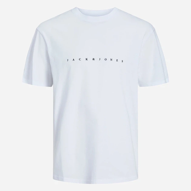 Футболка хлопковая длинная мужская Jack & Jones 12234746 L White (5715369477442) - Фото 3 Футболка хлопковая длинная мужская Jack & Jones 12234746 L White (5715369477442) - изображение 3