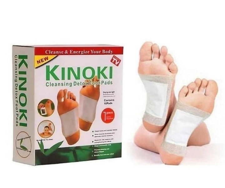 Пластирі на стопи Кіноки для виведення токсинів Kinoki Cleansing Detox Foot Pads, очищуючі 10шт (2405197731) - зображення 1