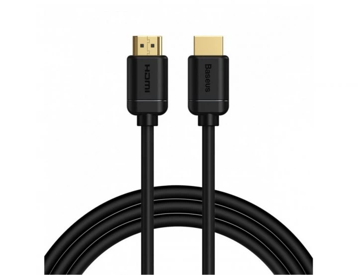 Кабель BASEUS High Definition Series HDMI 4K To HDMI 4K Adapter Cable |100см, 4K, HDMI2.0| (CAKGQ-A01) black - Фото 1 Кабель BASEUS High Definition Series HDMI 4K To HDMI 4K Adapter Cable |100см, 4K, HDMI2.0| (CAKGQ-A01) black - изображение 1