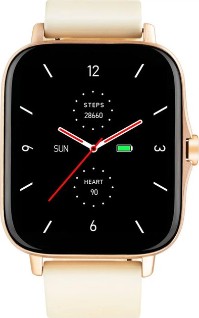 Смарт-годинник Gelius Pro GP-SW004 (AMAZWATCH GT2) Bluetooth Call (IPX7) Gold - зображення 4