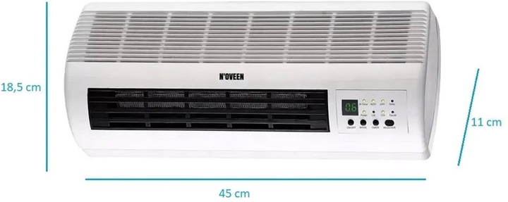 Kurtyna powietrzna Noveen HC1500 LED - obraz 5