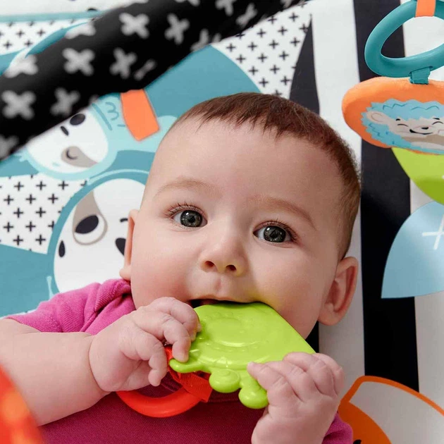 Развивающий коврик 3 в 1 Фишер прайс Веселые развлечения Fisher-Price 3-in-1 Music, Glow and Grow Gym (HBP41) - изображение 7