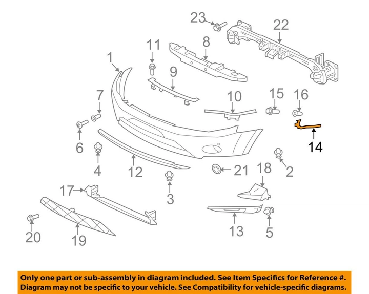 Крепление переднего бампера AVTM Mitsubishi Outlander XL 2007-2010
