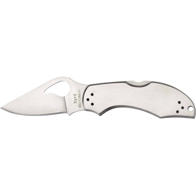 Ніж Spyderco Byrd Robin 2, сталева рукоятка (BY10P2) - изображение 1