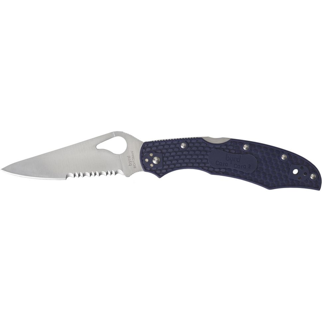 Ніж Spyderco Byrd Cara Cara 2, напівсерейтор, blue (BY03PSBL2) - зображення 1