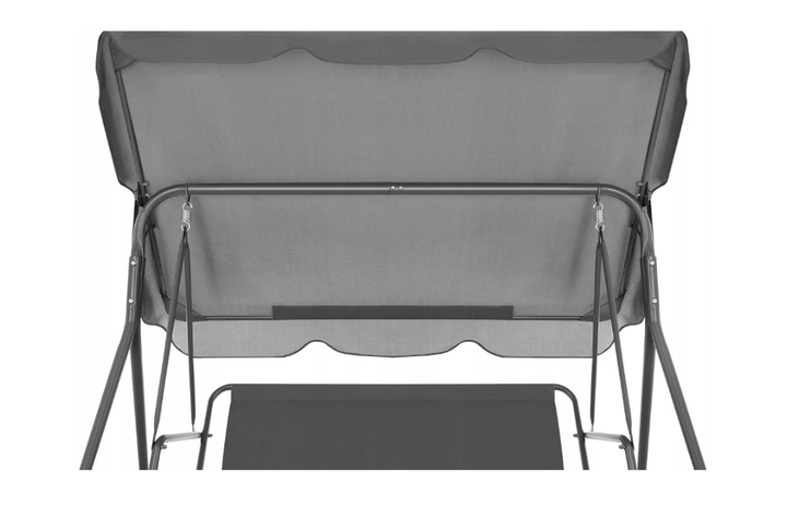 Качеля с подушками на 3 человека FUNFIT Relax Grey (3364) - изображение 2