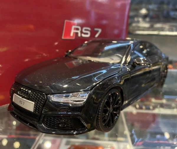 Модель автомобіля Audi RS7 (C7) Sportback Black by NZG, Scale 1:18