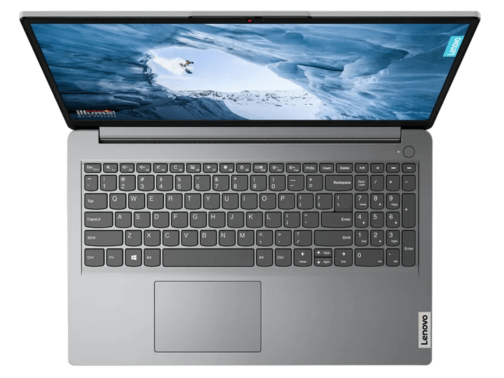 Ноутбук Lenovo IdeaPad 1 15.6" FHD IPS AG, AMD R5-7520U, 16GB, F512GB, UMA, DOS, сірий - зображення 2