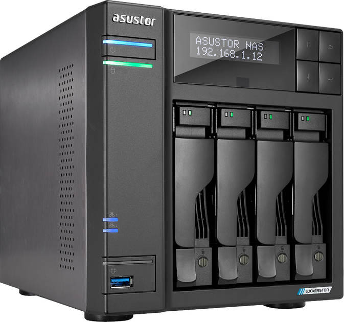 Serwer plików Asustor Lockerstor 4 Gen2 (AS6704T) (UAS6704T) - obraz 3