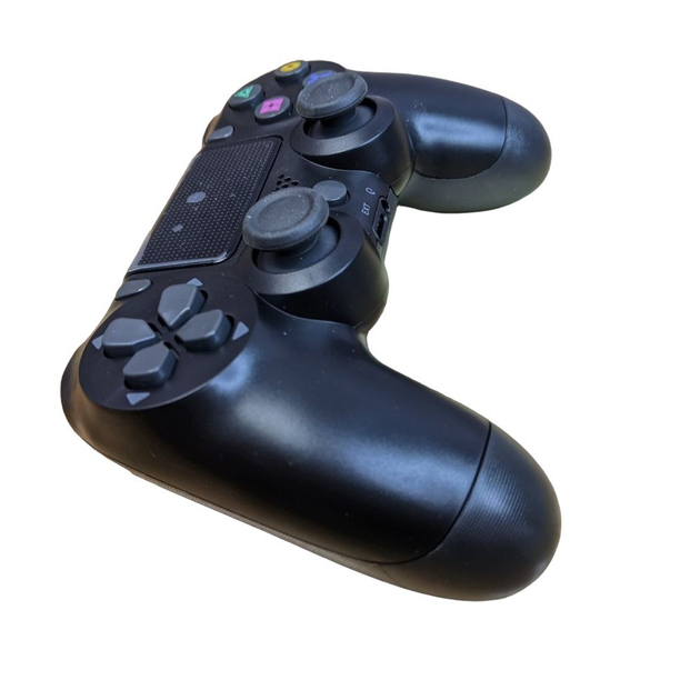 Игровой джойстик для PS 4 черный беспроводной вибрационный – фото ...