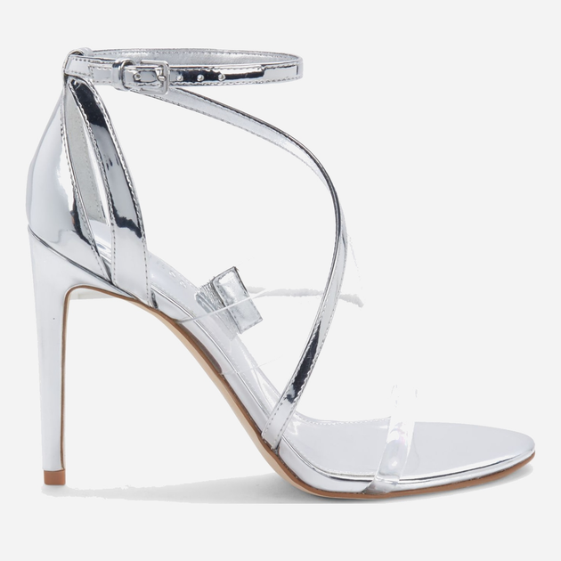 Женские босоножки Guess 725045526 39,5 26 см Серебристые (1159783597) 