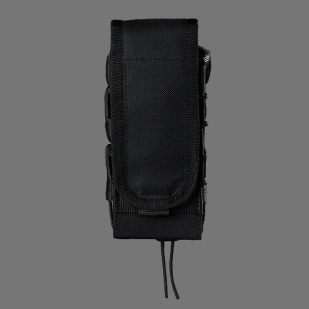 Подсумок для магазинов AK РПК двойной трансформер Black DEFUA - изображение 1