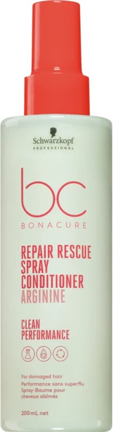 Odżywka bez spłukiwania do włosów Schwarzkopf Bc Repair Rescue Spray Conditioner 200 ml (4045787723052) - obraz 1