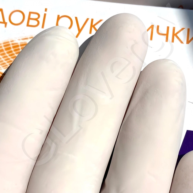 Перчатки латексные без пудры Medical Professional размер М белые 100 шт - изображение 2